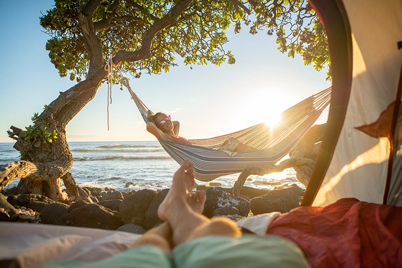 Relaxing after summer